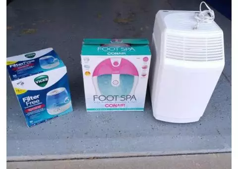 Vapor, Foot Spa and Humidifier